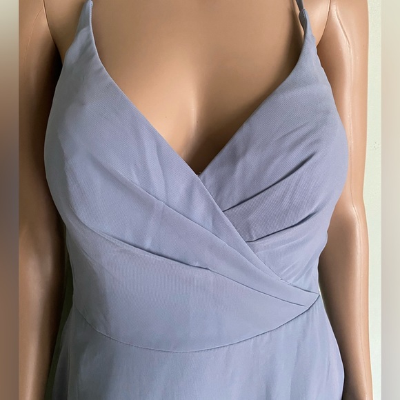 NWT Azazie Avelina bridesmaid dress, dusty blue - Picture 2 of 8